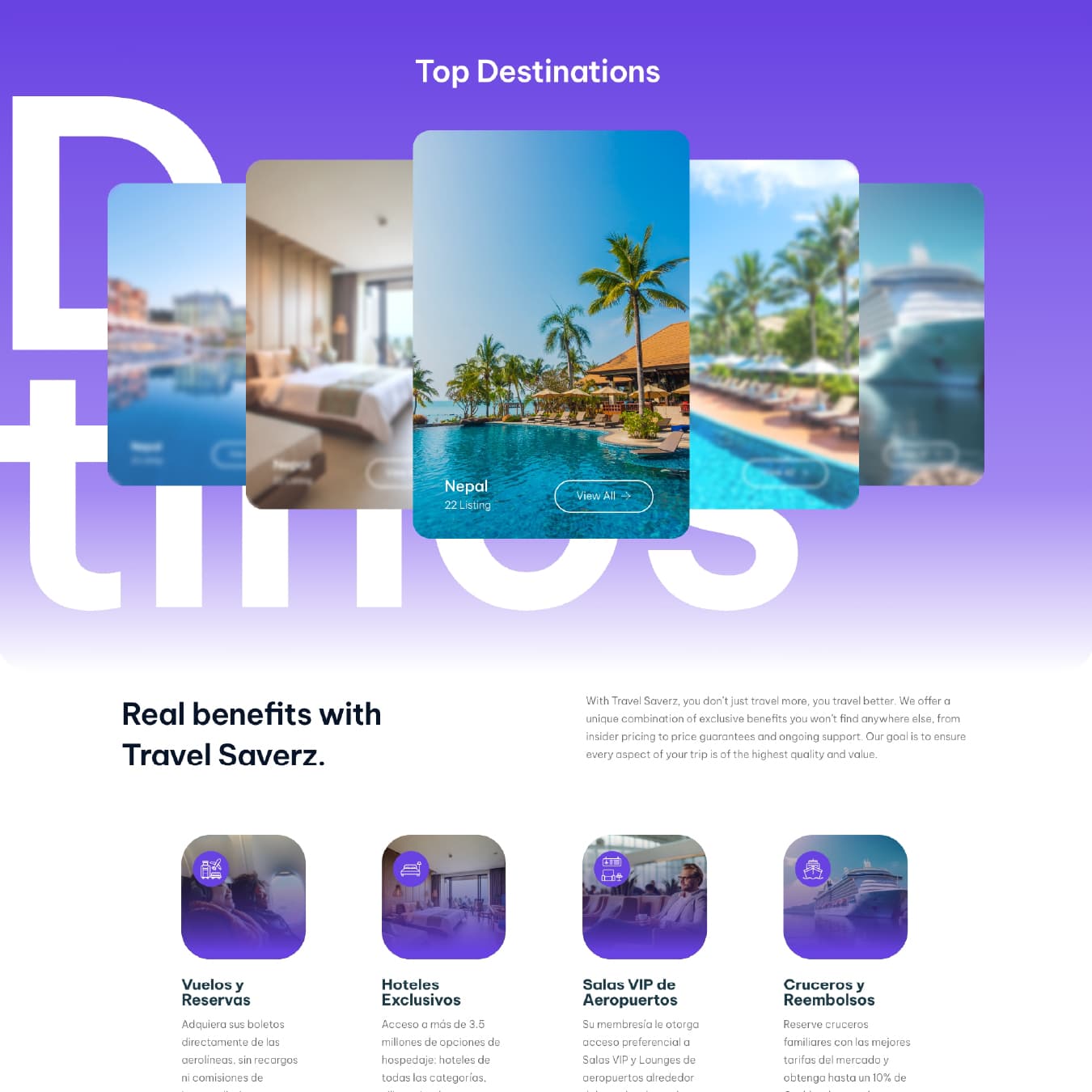 Travel Saverz digital membership experience