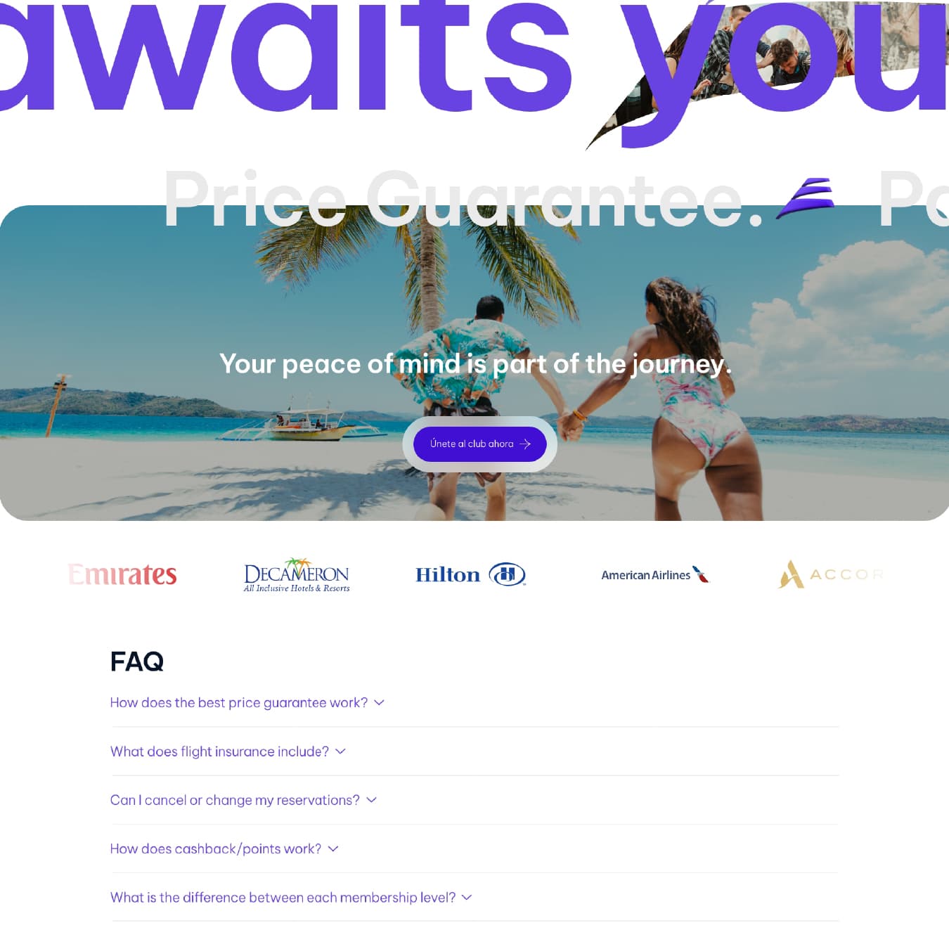 Travel Saverz referral platform interface